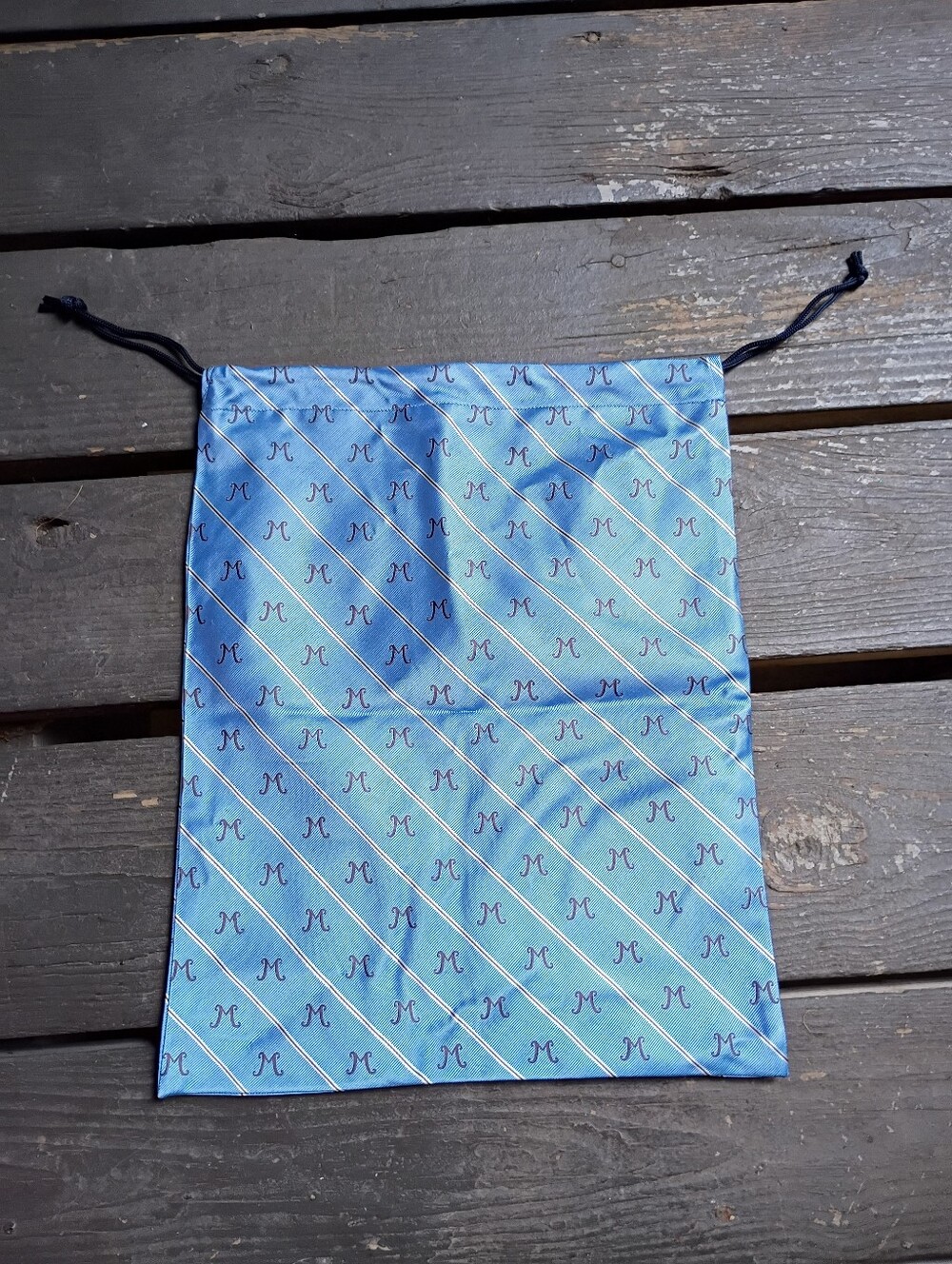 Peter Millar Blue Drawstring Travel Pouch - Men’s Accessory Bag - Picture 1 of 3